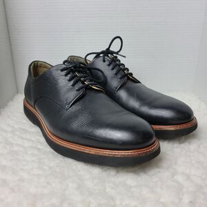 Samuel Hubbard Men's Size 11.5  Founder Shoes Black Leather M2100-048